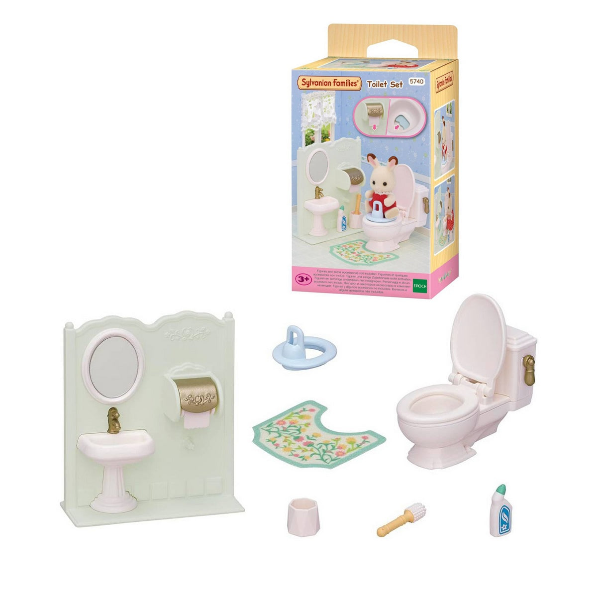 Toilettes  Sylvanian Families Categoría: Playsets con figuras Tipo producto:  Accesorios para casas de muñecas